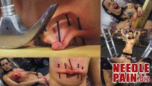 Nailed Down – Queensect, bdsm, blood, Queensnake, nails, piercing
